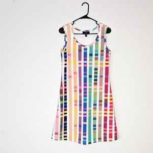 Ronni Nicole Sleeveless Geometric Printed Dress, small
